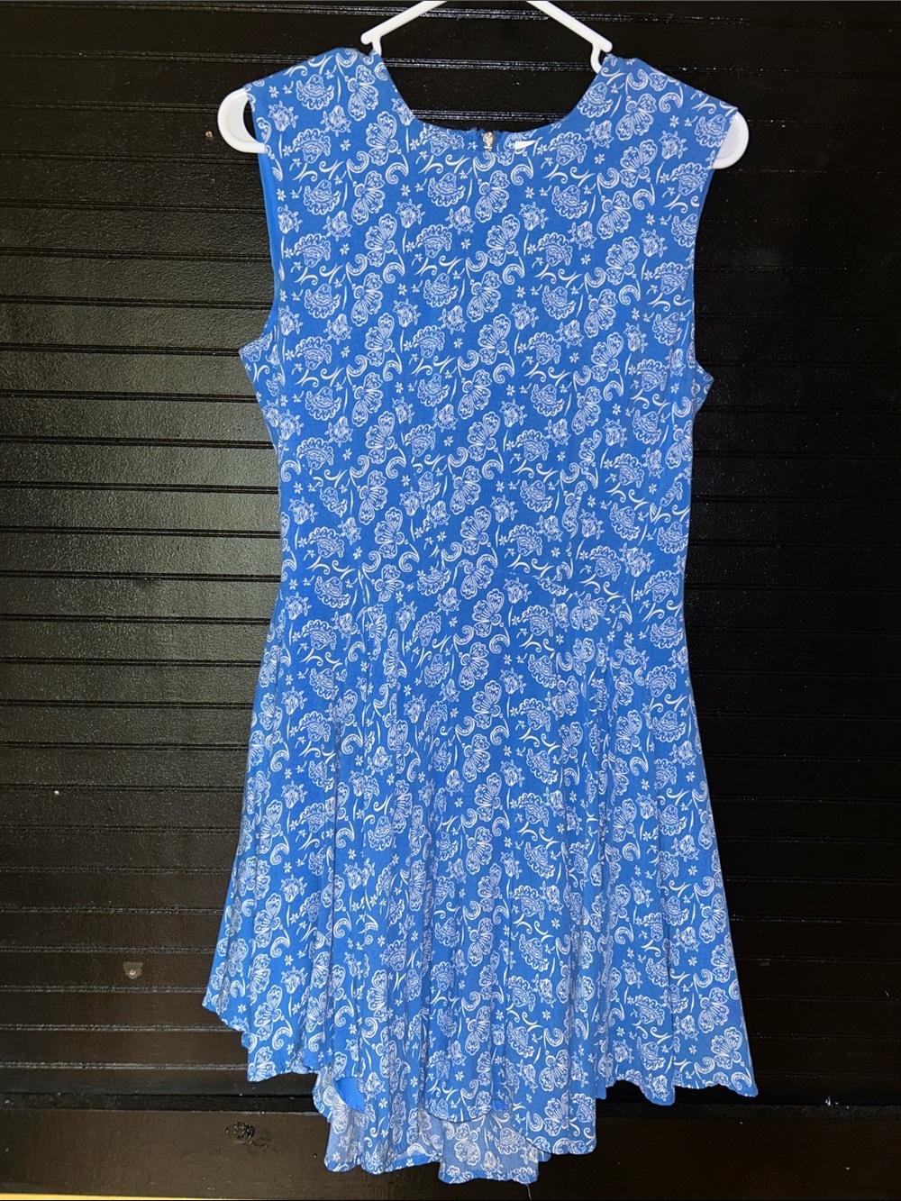 H&M | Blue & White Floral Paisley Dress